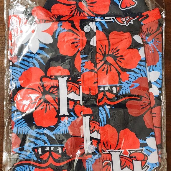 Hickory NC Crawdads Minor League Baseball Team Hawaiian/Island Shirt Small - Picture 2 of 3